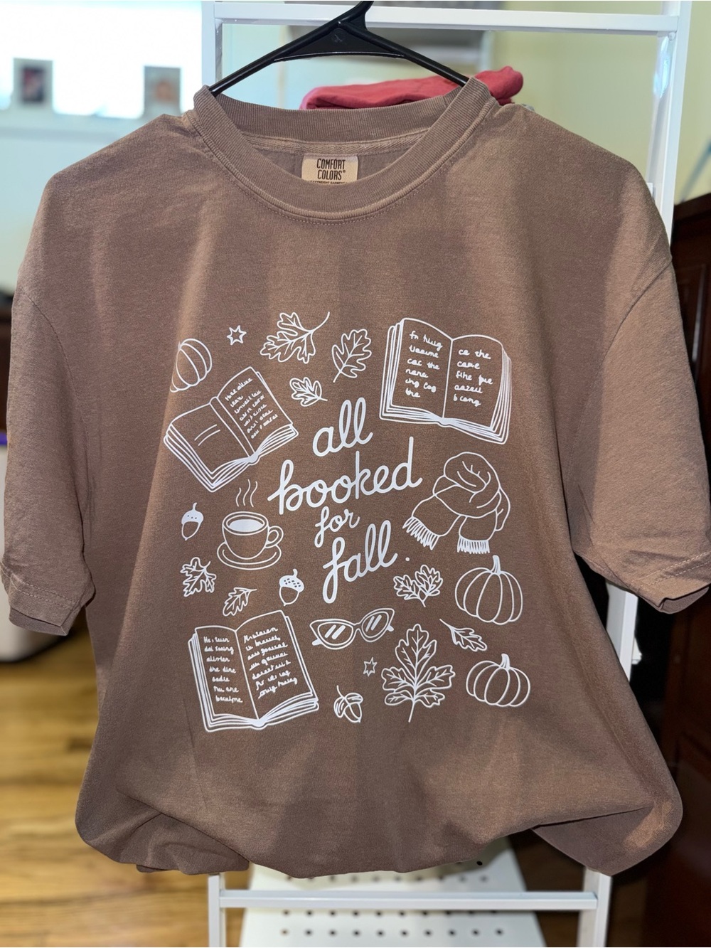 Women’s fall pumpkin graphic t- shirt Comfort Colors
